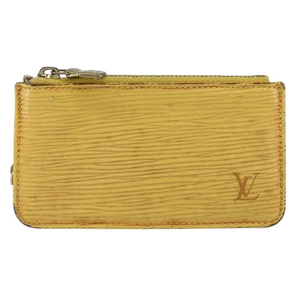 LOUIS VUITTON Epi Pochette Cles Coin Purse Yellow M63809 LV Auth 160898 - Picture 2 of 16